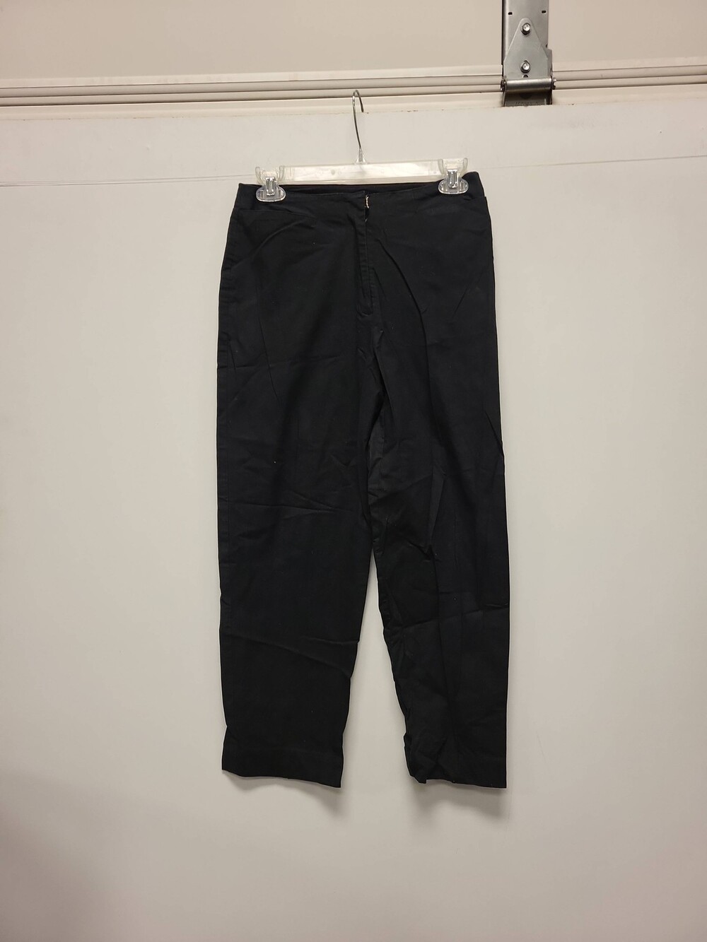 Classic Blues Collection Womens Pants Size 6 Black Cotton Blend Trousers
